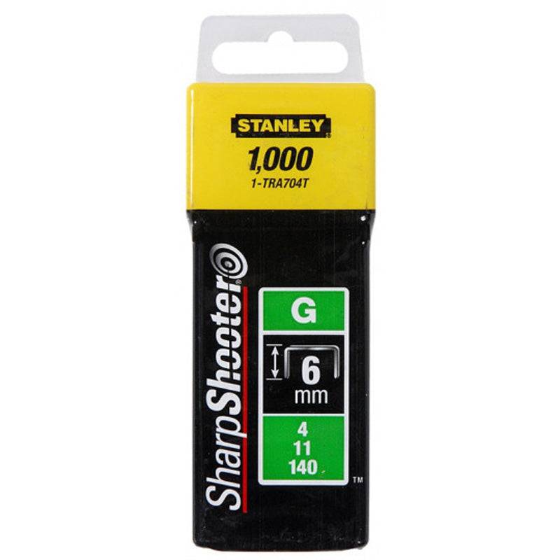 stanley - Agrafes 10 mm type G boîte de 5000 - STANLEY - 1-TRA706-5T - Image 2