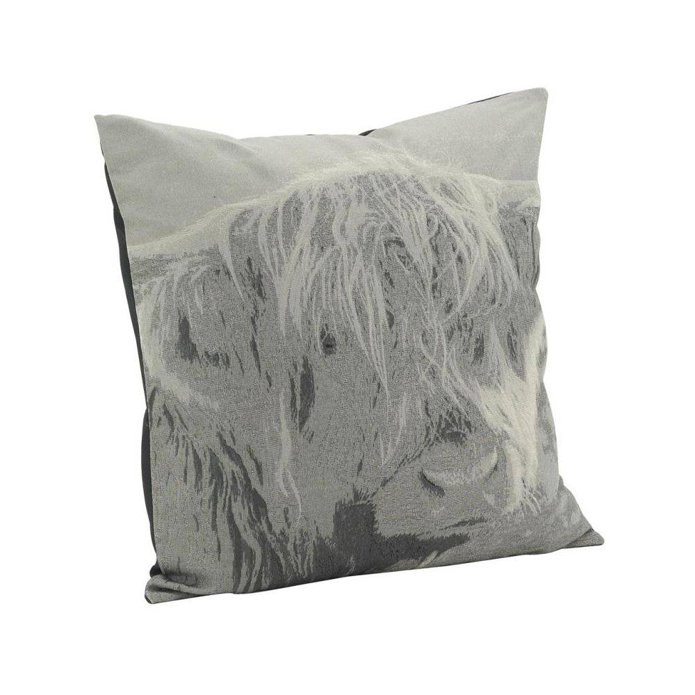 Aubry Gaspard - Coussin Vache en coton Lot de 2 - Image 2