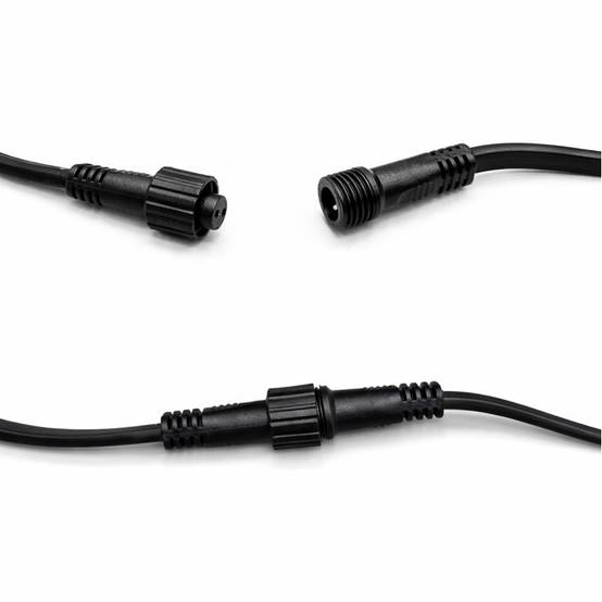 Guirlande Guinguette 100 mètres 100 ampoules multicolores 2W E27 IP65 Riviera PRO Connect - Image 5