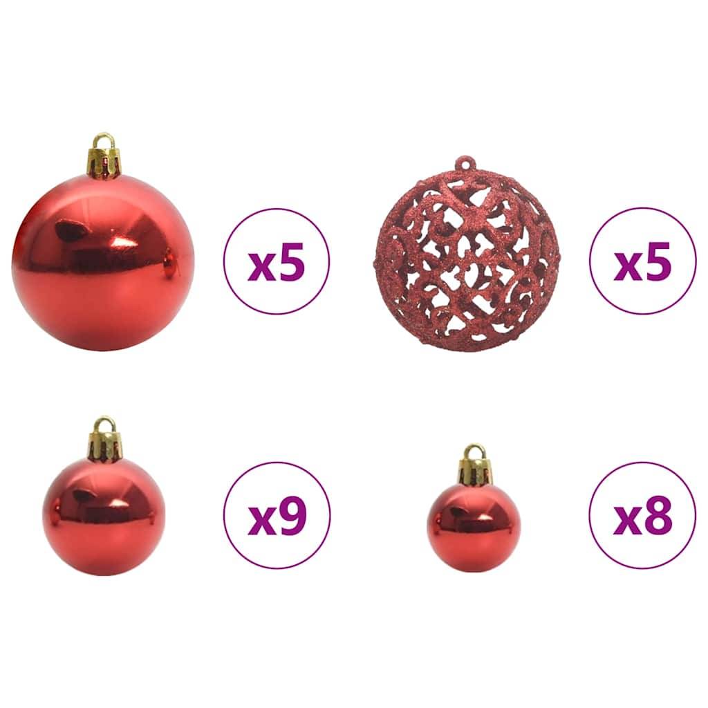 Vidaxl - Sapin de Noël Rose 150 cm PVC vidaXL 3396416 - Image 9