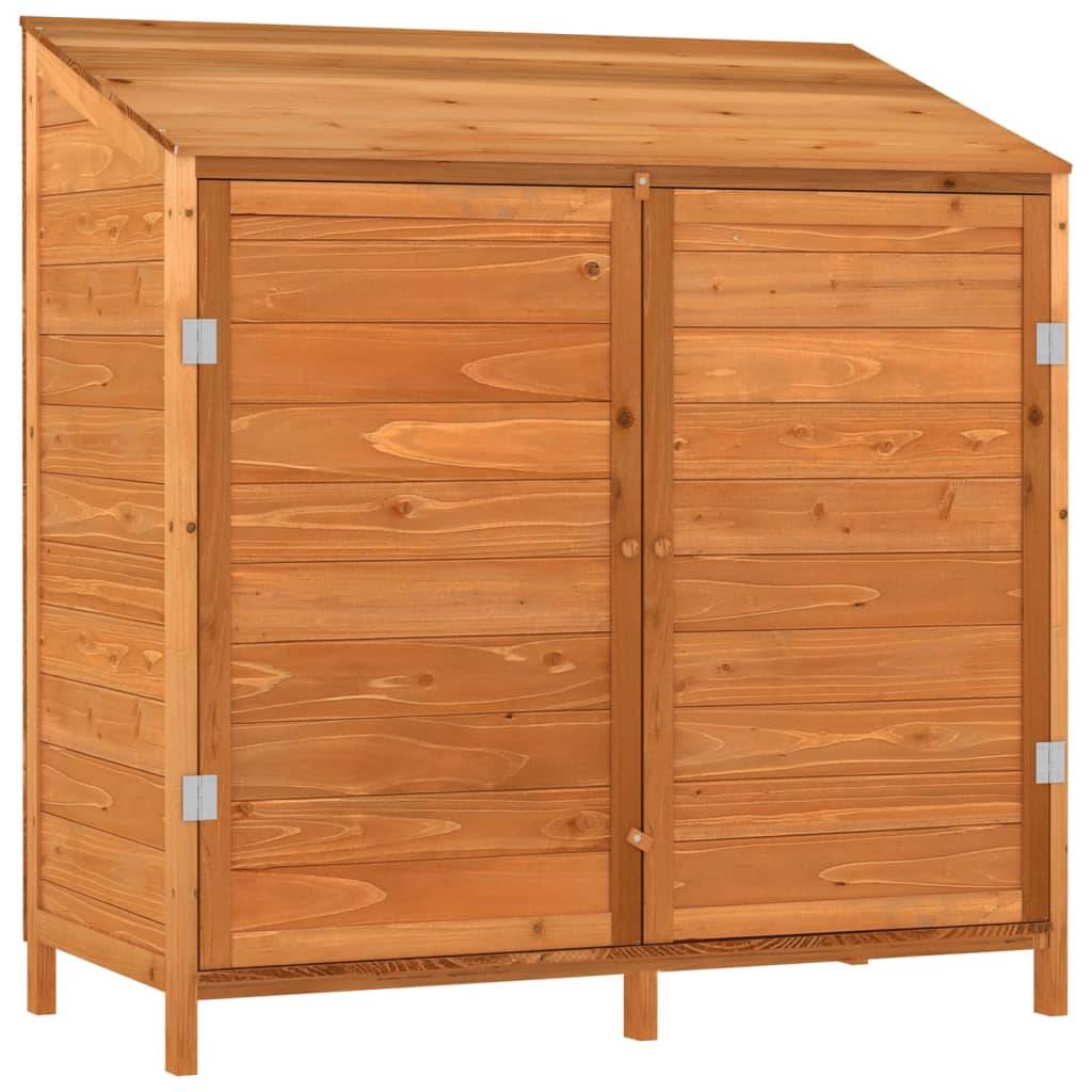 Vidaxl - Remise de jardin Marron 102x52x112 cm Bois de sapin solide vidaXL 152185 - Image 2