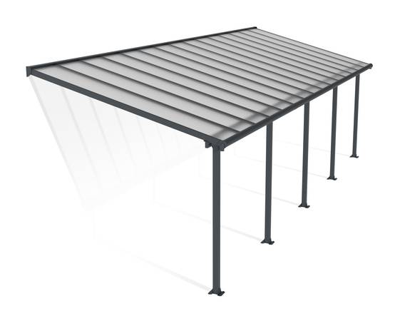 Canopia - Canopia Pergola Olympia 3X9,2 Grise - Image 1
