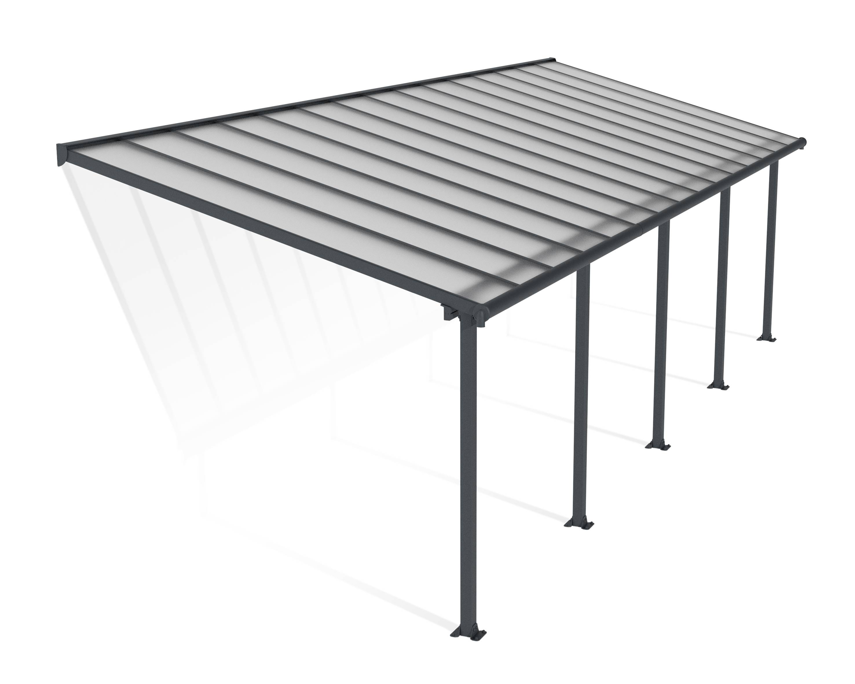 Canopia - Canopia Pergola Olympia 3X9,2 Grise - Image 1