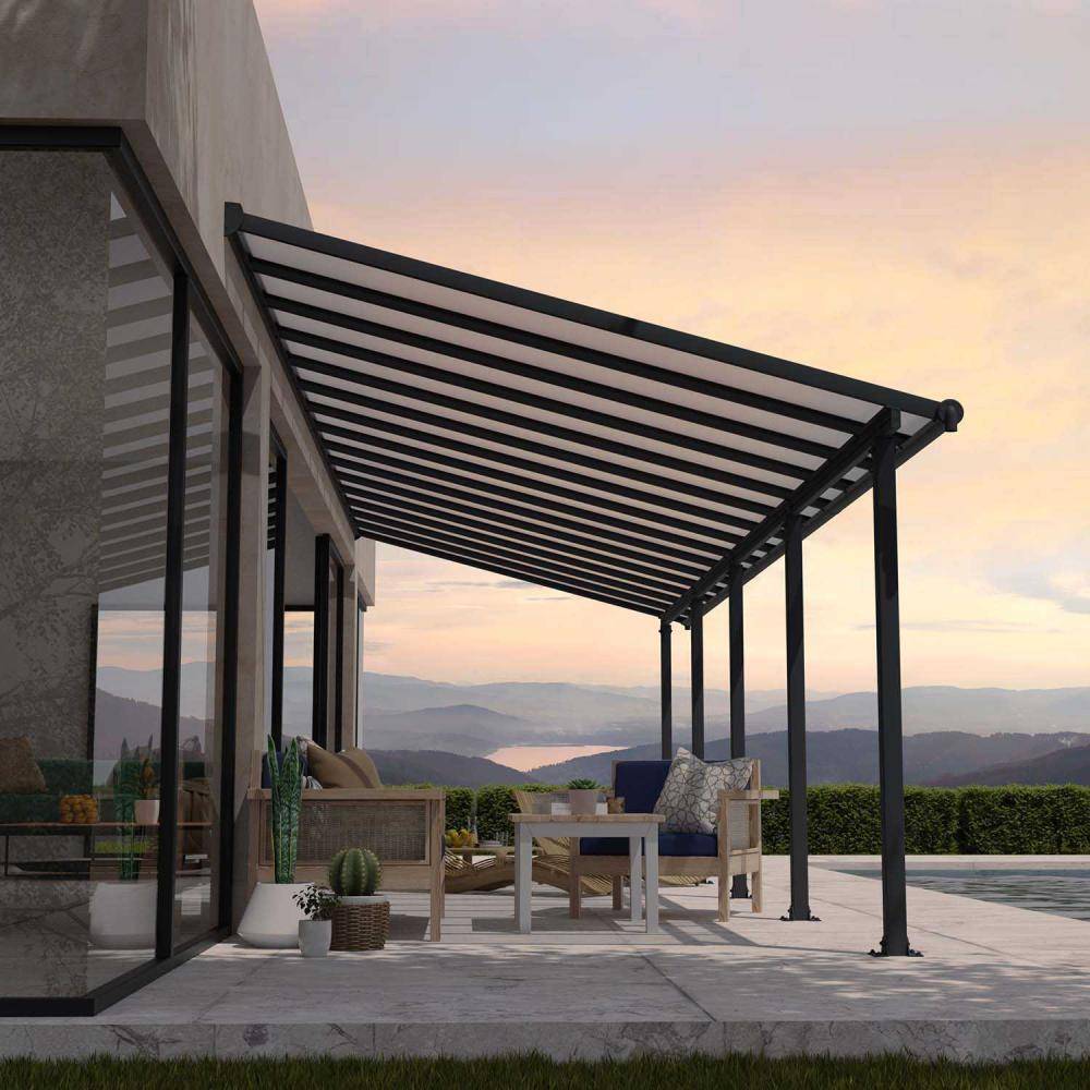 Canopia - Canopia Pergola Olympia 3X9,2 Grise - Image 2