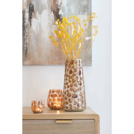 Bouquet de Fleurs Artificielles "Gypsophile" 81cm Ocre - Image 2