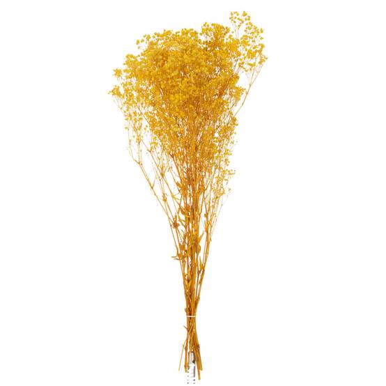 Bouquet de Fleurs Artificielles "Gypsophile" 81cm Ocre - Image 1