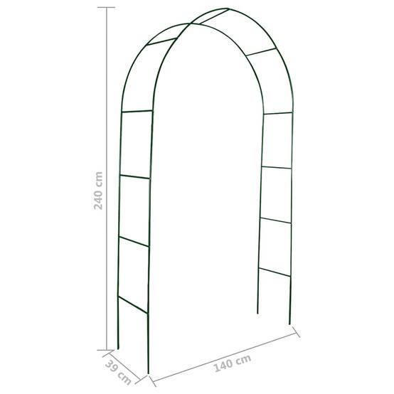 Lot de 2 Arches de jardin - Treillis de Jardin pour plantes grimpantes - Image 6