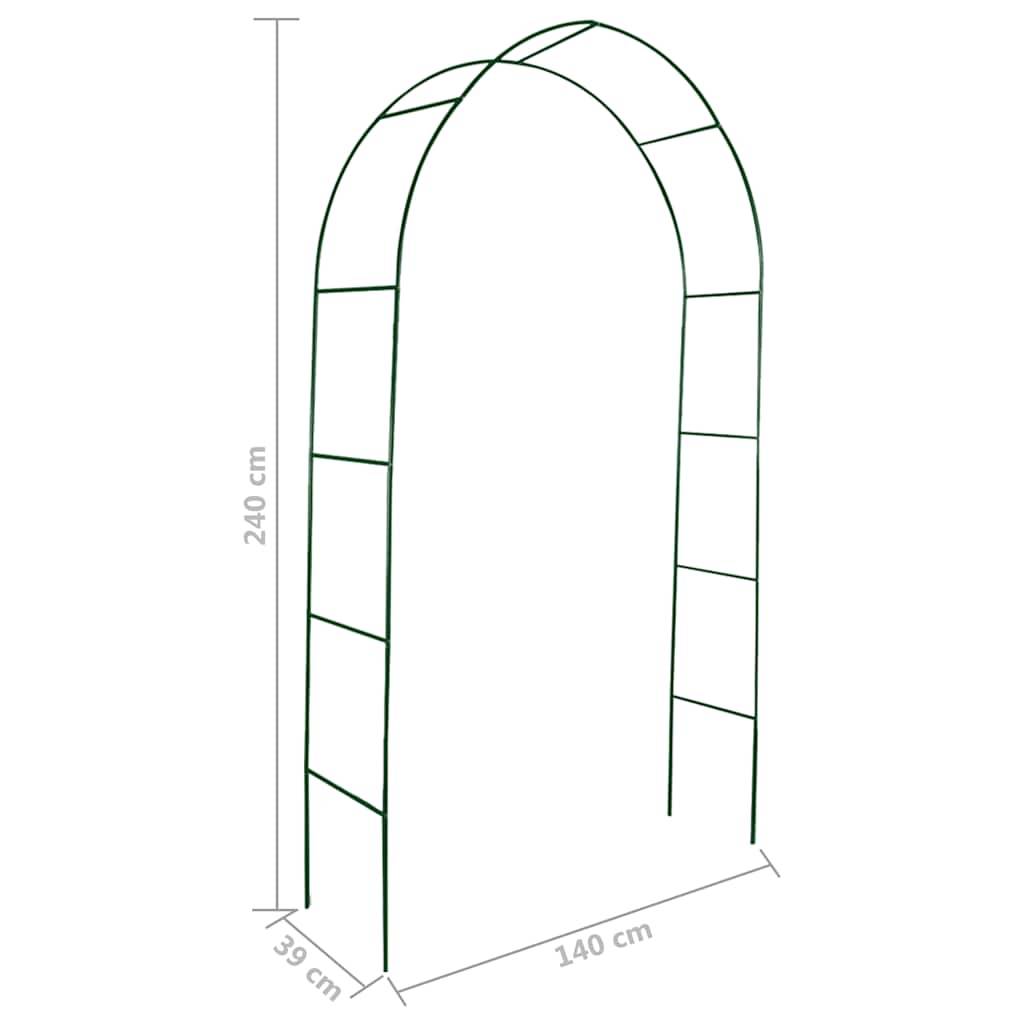 Lot de 2 Arches de jardin - Treillis de Jardin pour plantes grimpantes - Image 6