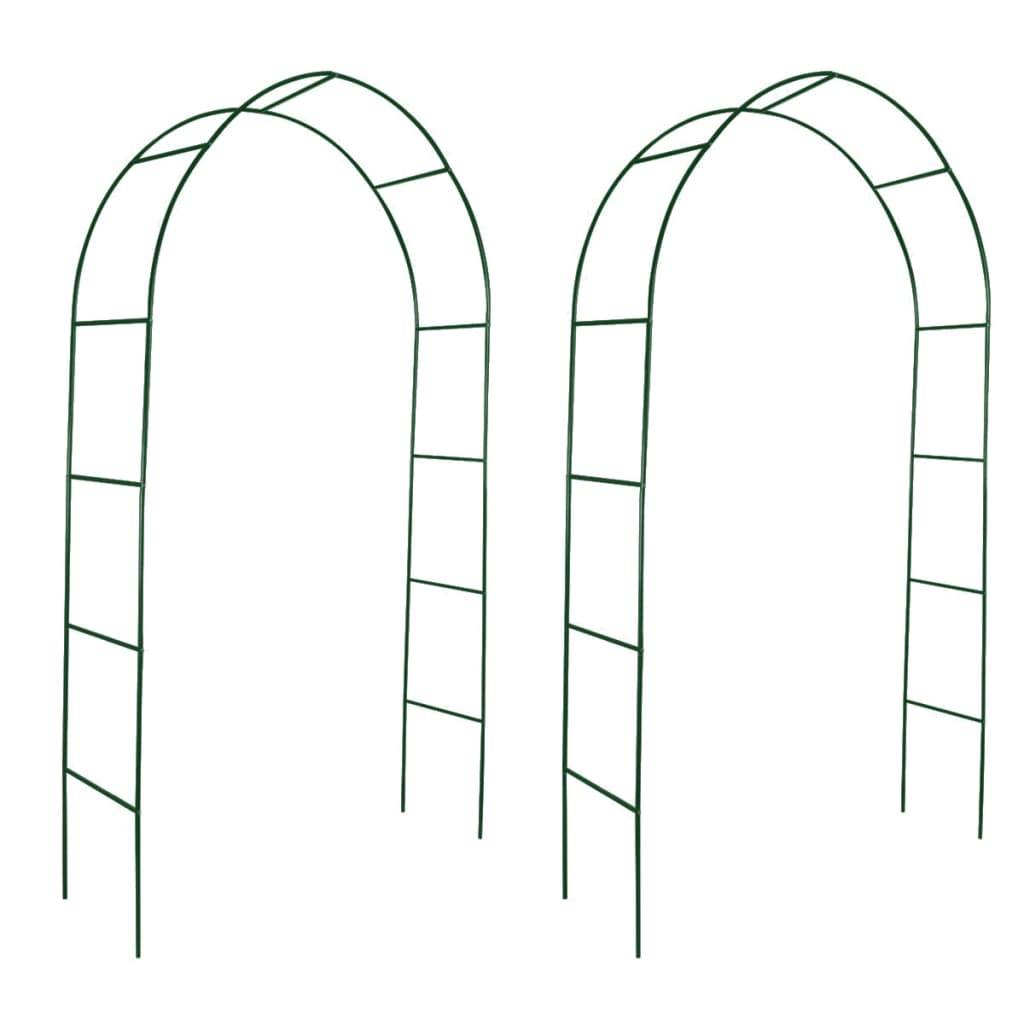 Lot de 2 Arches de jardin - Treillis de Jardin pour plantes grimpantes - Image 1