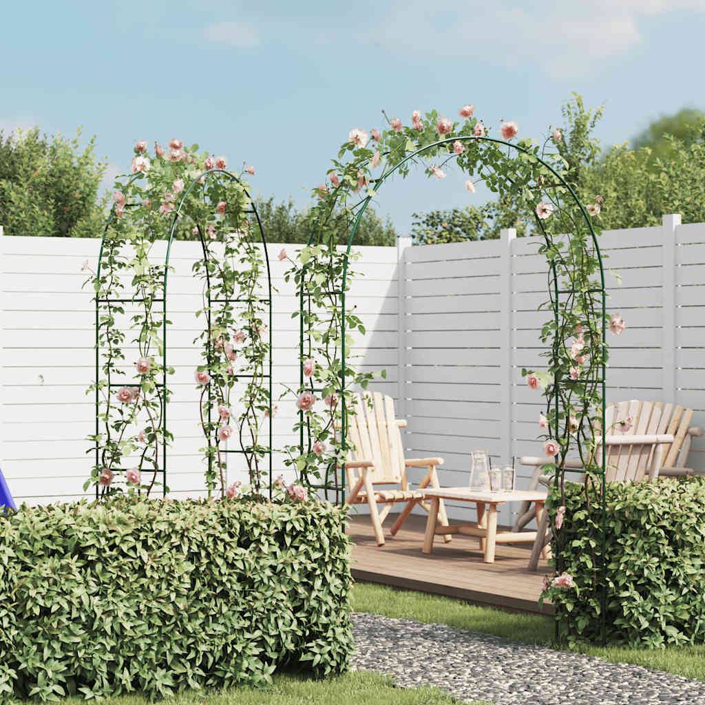 Lot de 2 Arches de jardin - Treillis de Jardin pour plantes grimpantes - Image 2