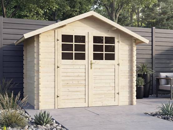 Abri De Jardin En Bois "beaufort" - 6.94 M² - 287 X 241 Cm - 28 Mm -habitat Et Jardin - Image 2