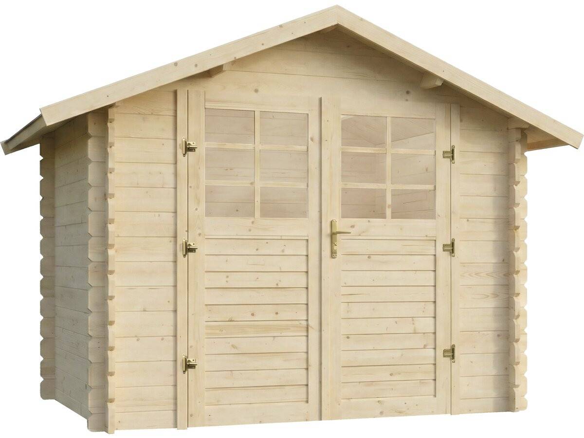 Abri De Jardin En Bois "beaufort" - 6.94 M² -  287 X 241 Cm - 28 Mm -habitat Et Jardin - Image 1
