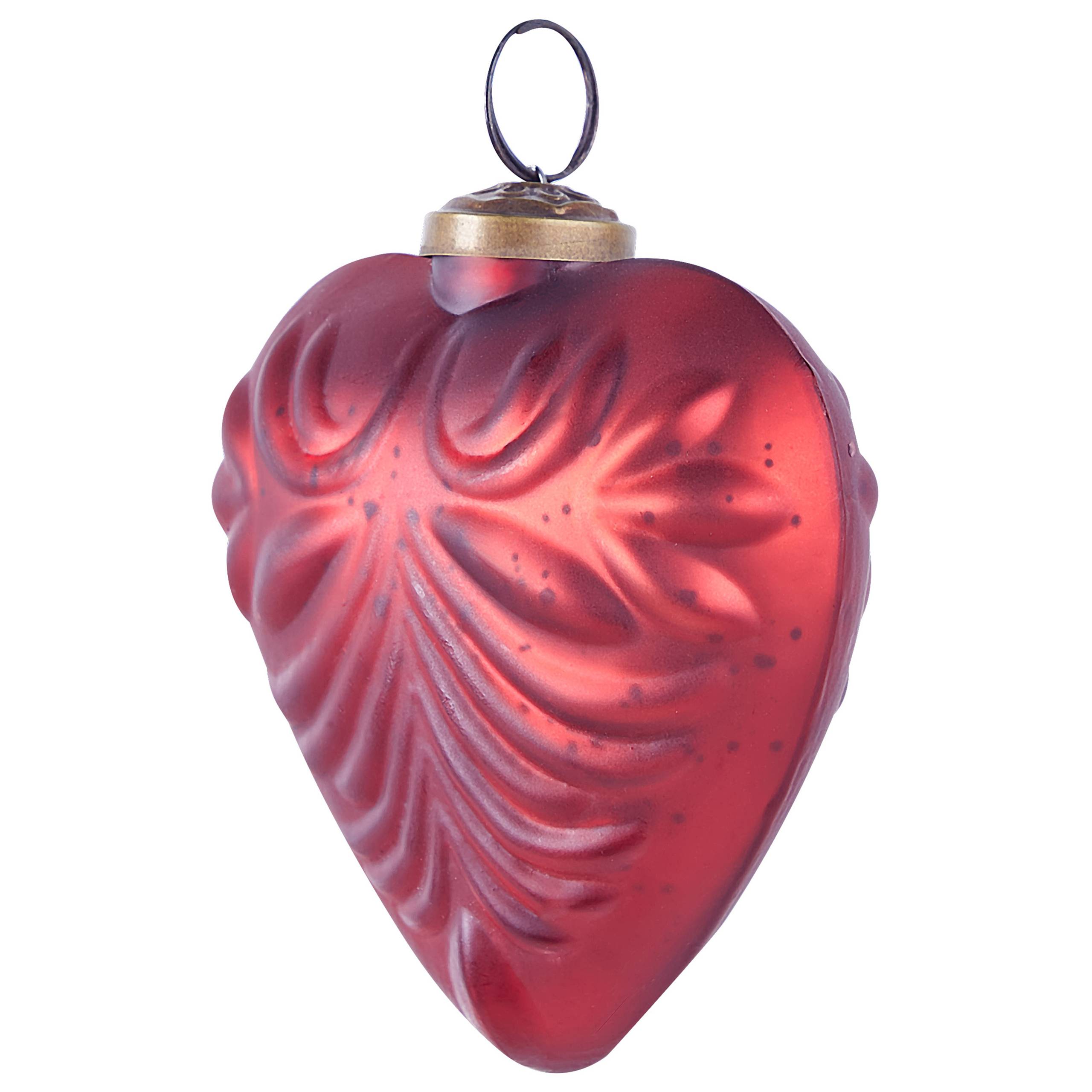 Beliani - Boules de Noël Verre Rouge FERIABLE - 11x10x13- Beliani - Image 5