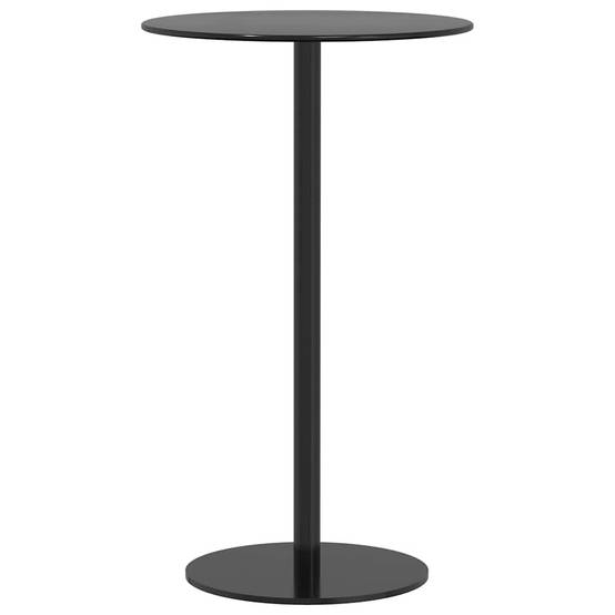 PANGIVO - Table de jardin ronde noir acier Ø60 x 105 cm - PANGIVO - Image 2