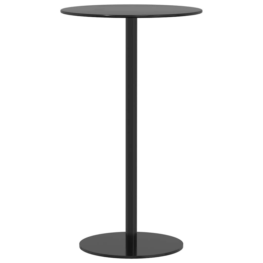 PANGIVO - Table de jardin ronde noir acier Ø60 x 105 cm - PANGIVO - Image 2