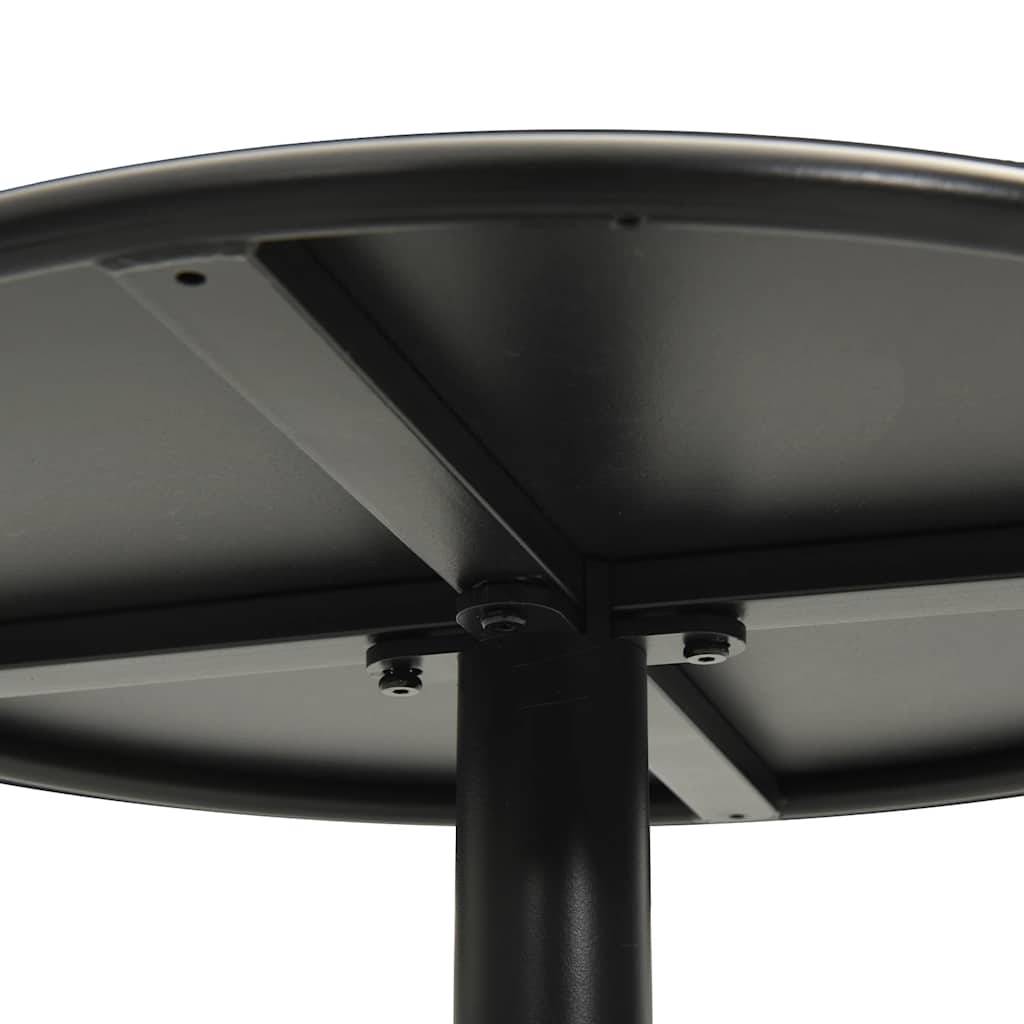 PANGIVO - Table de jardin ronde noir acier Ø60 x 105 cm - PANGIVO - Image 5
