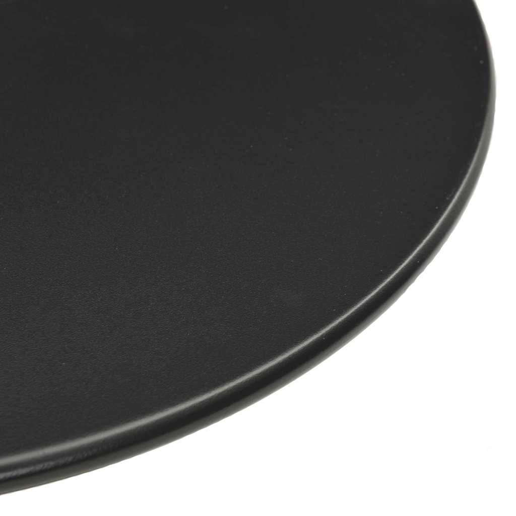 PANGIVO - Table de jardin ronde noir acier Ø60 x 105 cm - PANGIVO - Image 4