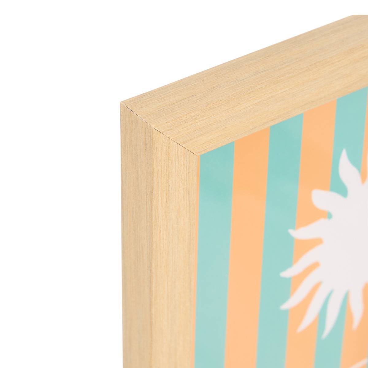 Atmosphera - Affiche encadrée Aria 21x30cm orange et vert - Atmosphera Créateur d'intérieur - Image 3