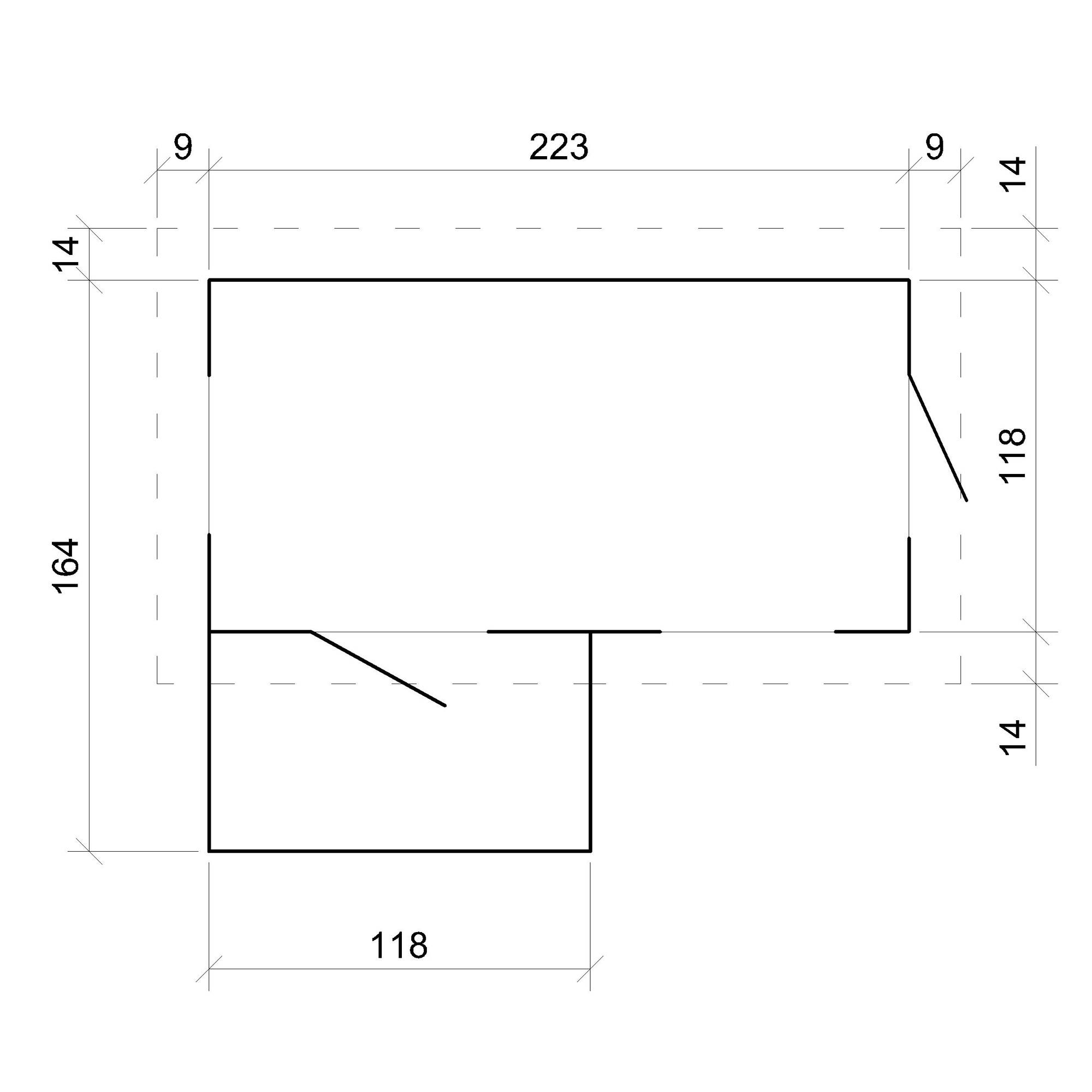 Timbela - Maison en bois pour enfants 146x241xH151 cm / 2.63 m² - Maison jardin enfant exterieur bois - 19 mm d’épaisseur - Timbela M503 - Image 7