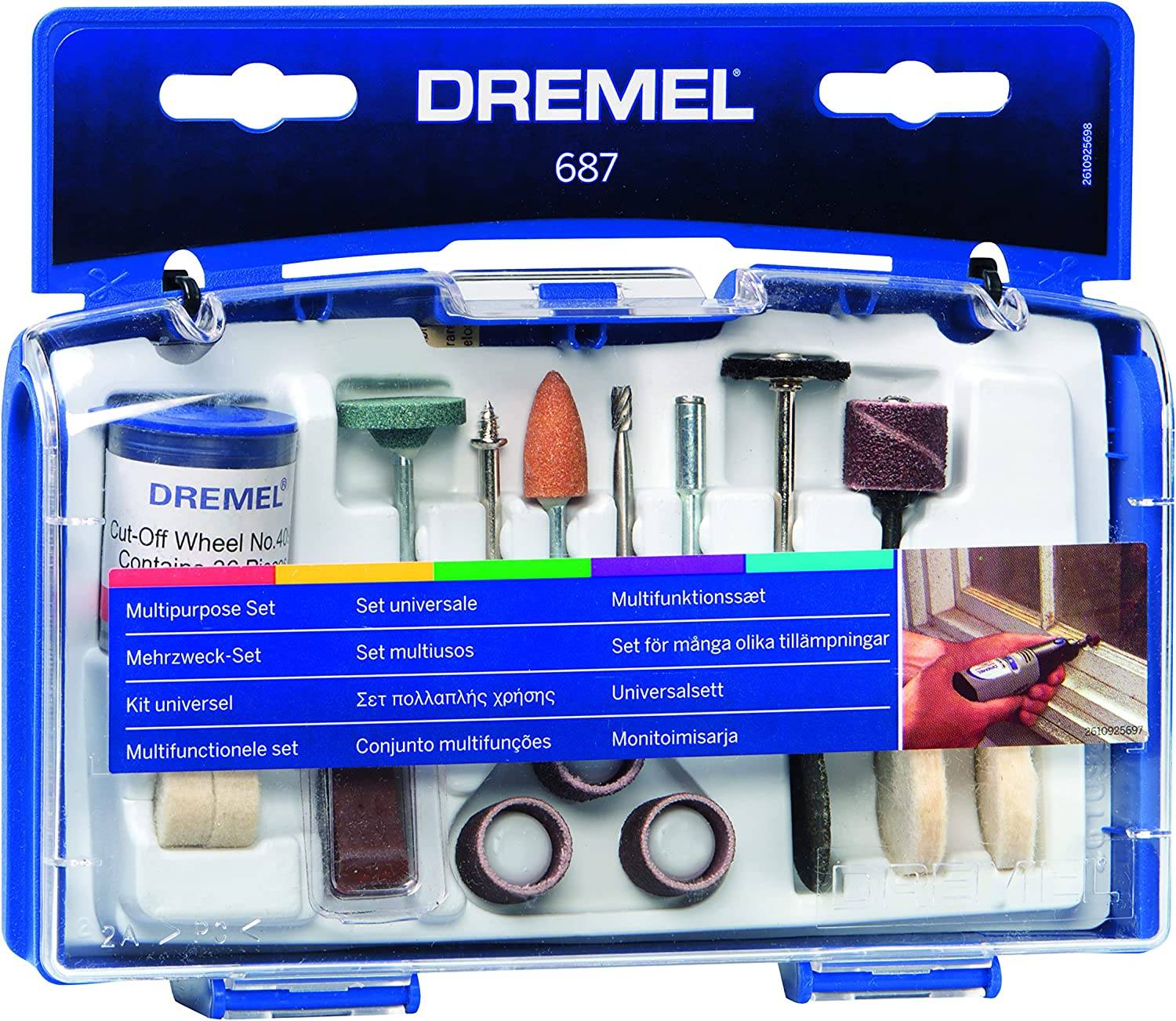 Bosch - Set de 52 accessoires Dremel 687 - BOSCH - 26150687JA - Image 1