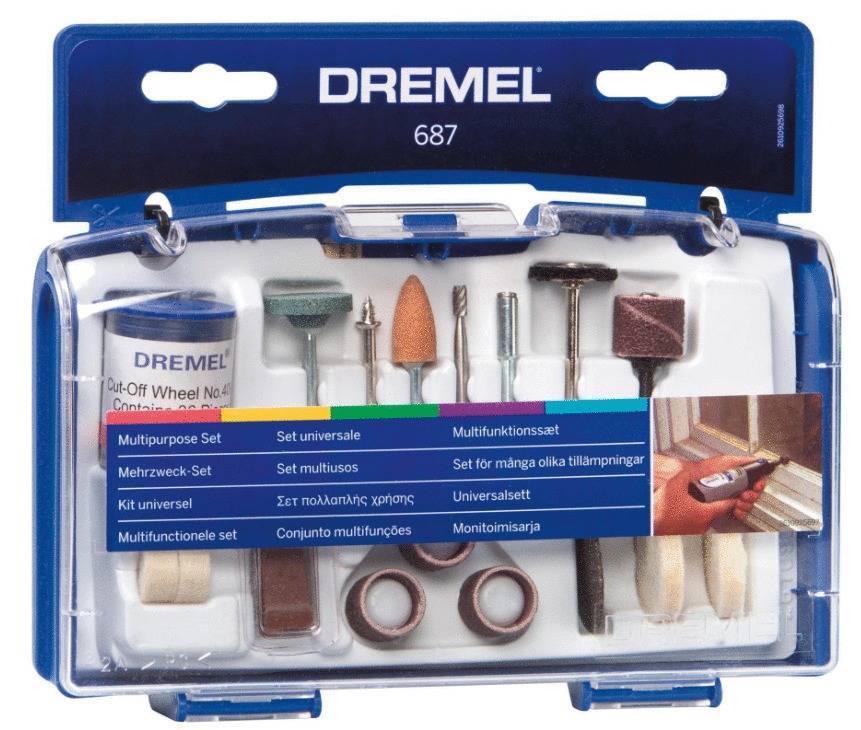 Bosch - Set de 52 accessoires Dremel 687 - BOSCH - 26150687JA - Image 3