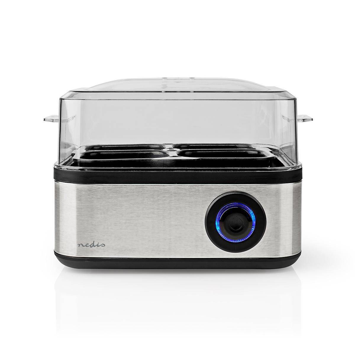 Cuiseur à oeufs électrique 500W Gris Inox / Noir Capacité 8 oeufs NEDIS - Image 7