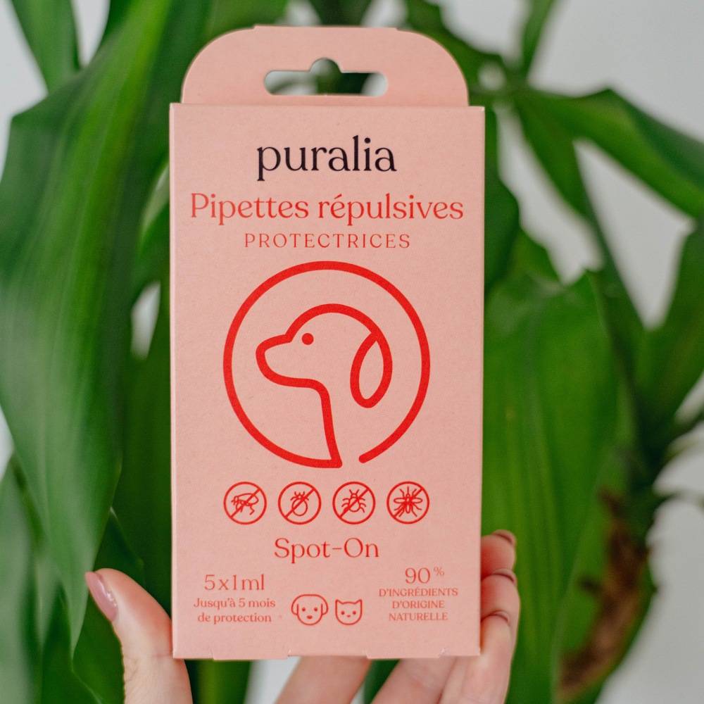 5 pipettes répulsives Spot-on 1 ml PURALIA - Image 5