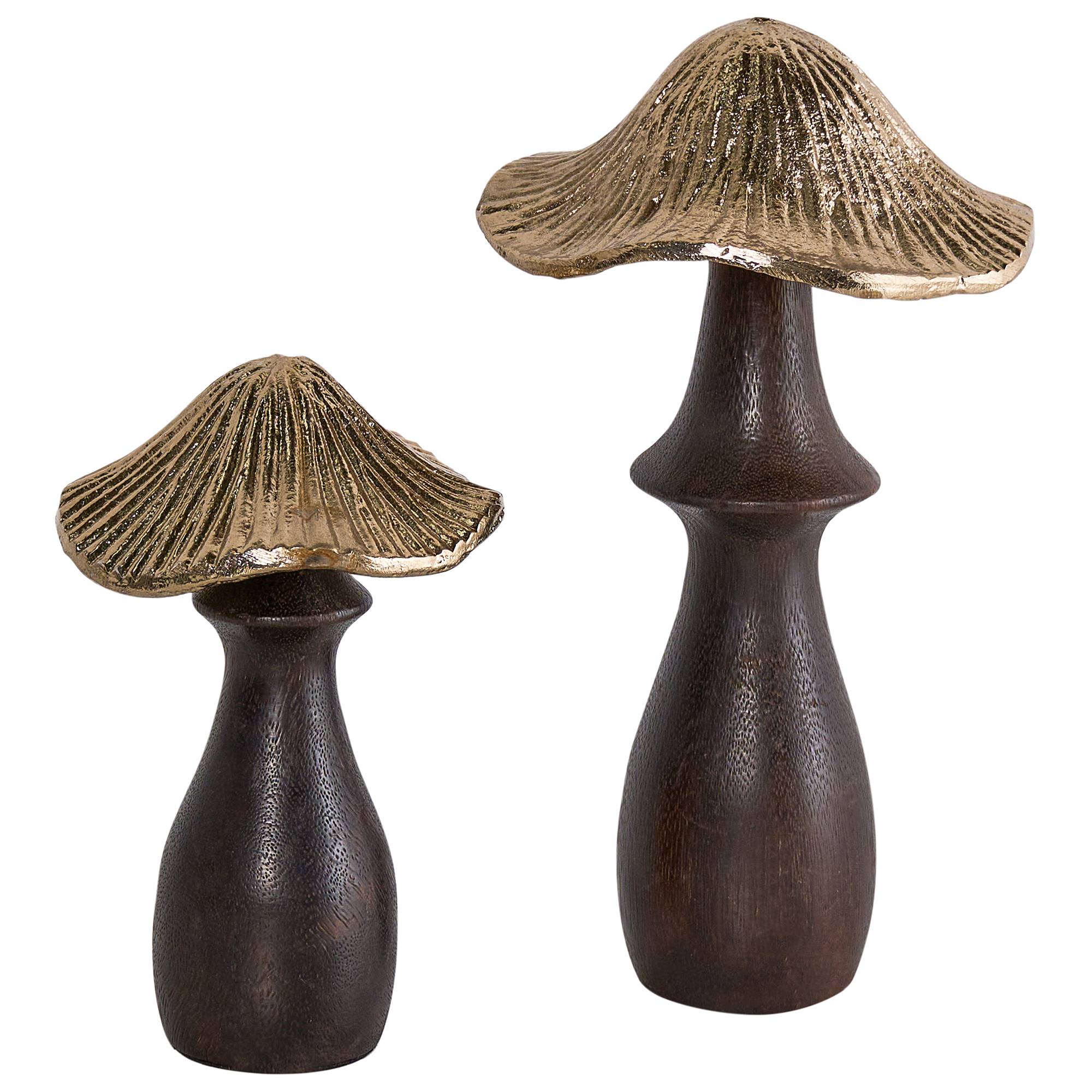 Beliani - Accessoire Décoratif Acacia Noir/doré DUBLJANI - 12x22- Beliani - Image 2