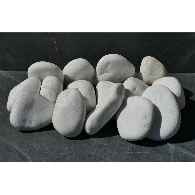 Gros Galet BLANC 100-200 - pack 20 Galet - Image 7