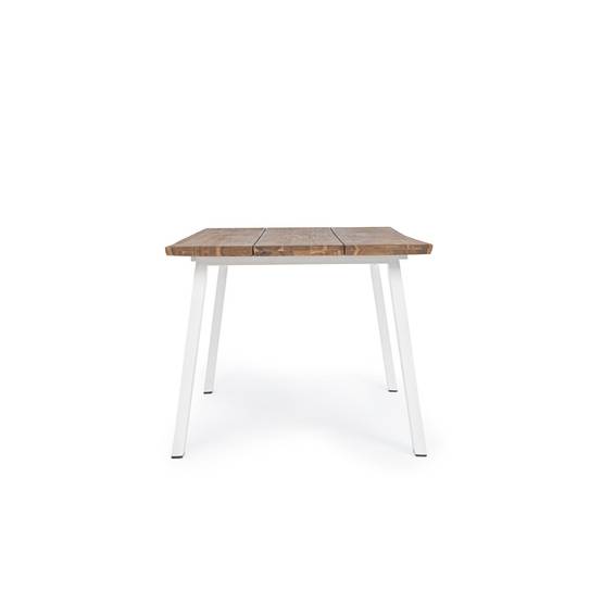 Autre - Table de jardin rectangulaire en bois et métal L200 8 personnes - OLERON - Image 3