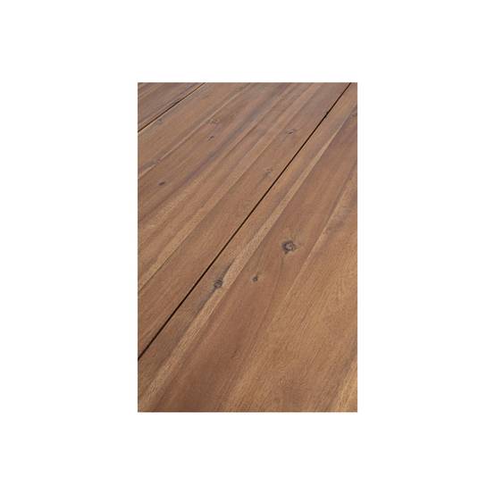 Autre - Table de jardin rectangulaire en bois et métal L200 8 personnes - OLERON - Image 6