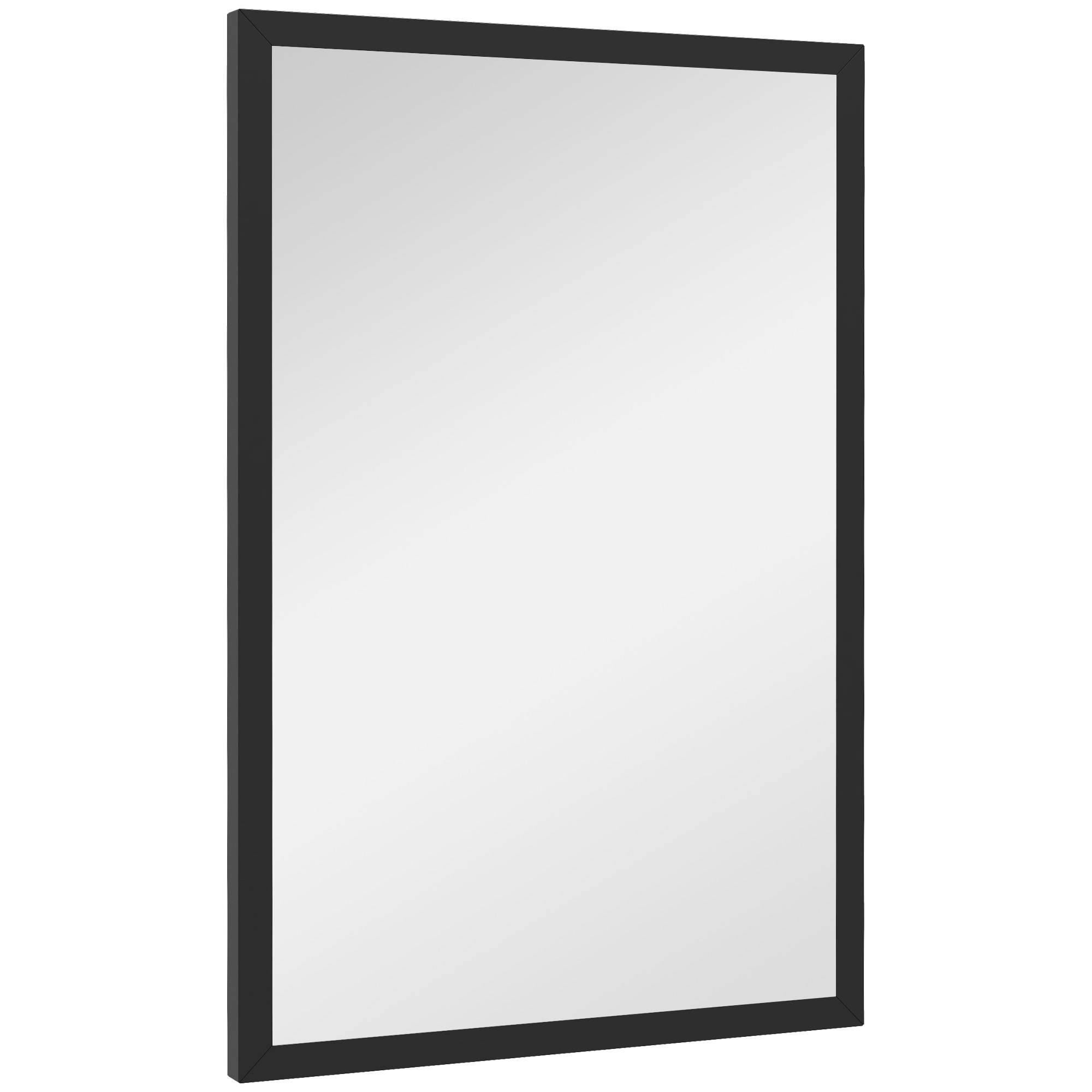 Sans Marque - Miroir mural 40x60 cm miroir décoratif suspendre montage facile vis incluses - Image 2