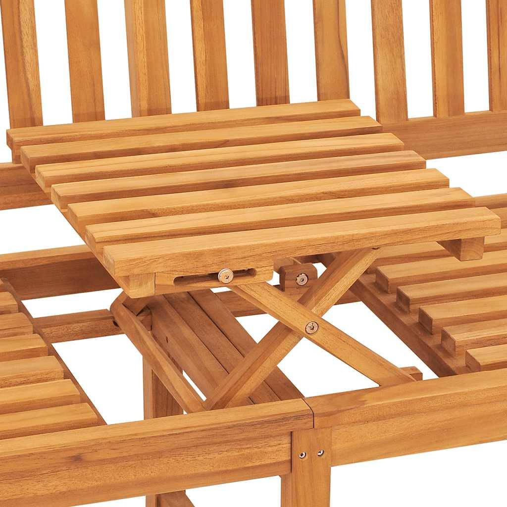 PANGIVO - Banc de jardin bois de teck naturel 150 x 62.5 x 90 cm - PANGIVO - Image 8