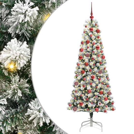 Sapin de Noël | Arbre de Noël Artificiel à Branches Articulées 180 cm Maison Chic - Image 1