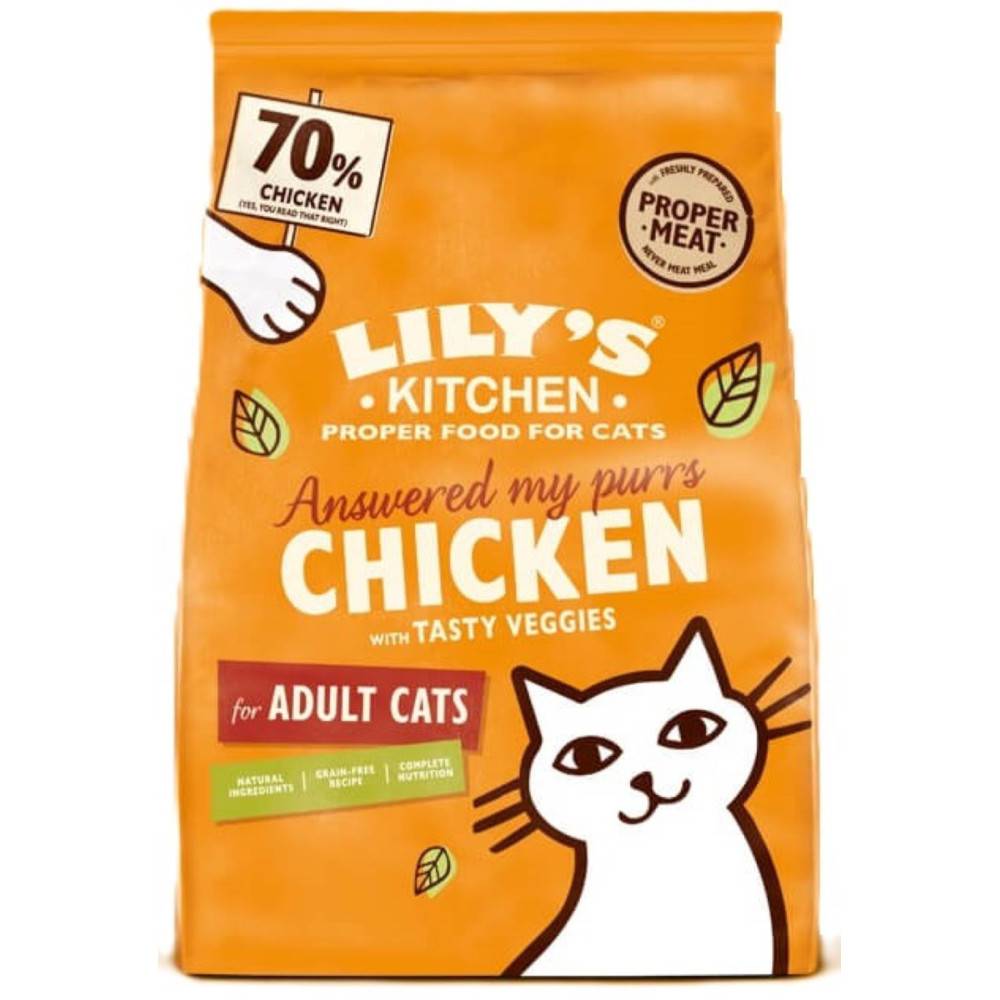 Lily's Kitchen - Croquettes pour chat sans cereales au poulet 4Kg Lily's Kitchen - Image 1