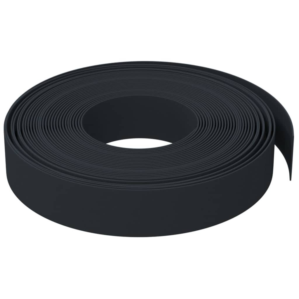 Bordure de jardin polyéthylène séparation aménagement 10mx10cm noir - ComfortXL Outdoor Living - Image 4