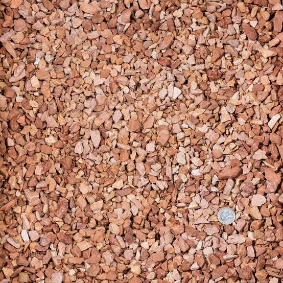 Gravier Mix Orange / Beige 8-12 mm - Lot de 4 big bag de 500 kg (40 m²) - RO'MA NATURE - Image 2