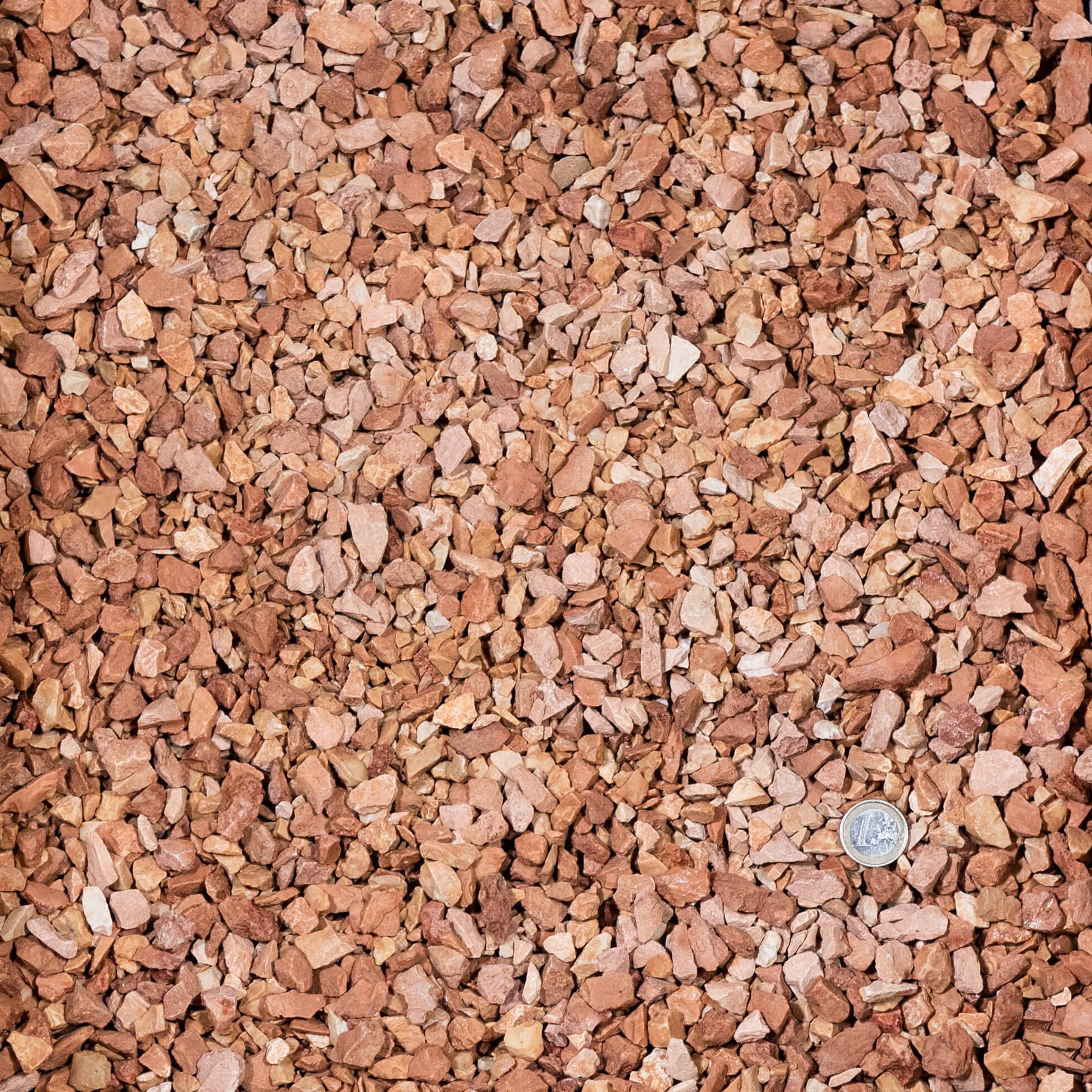 Gravier Mix Orange / Beige 8-12 mm - Lot de 4 big bag de 500 kg (40 m²) - RO'MA NATURE - Image 2