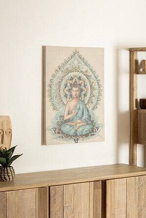 Tableau Toile murale imprimée Bouddha en relief 58 x 78 cm - Image 3