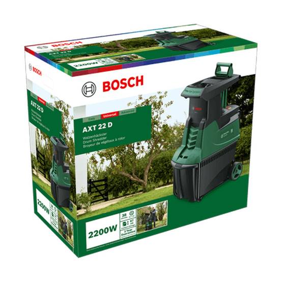 Bosch - Broyeur silencieux AXT 22 D BOSCH VERT - 0600803003 - Image 3