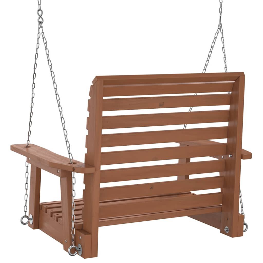 Vidaxl - Chaise balançoire de jardin chaînes en métal bois massif sapin vidaXL 4008979 - Image 7