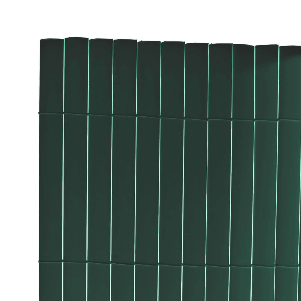 Panneau Clôture Jardin PVC Brise-Vue Extérieur Durable Balcon Vert 90x300cm - ComfortXL Outdoor Living - Image 4