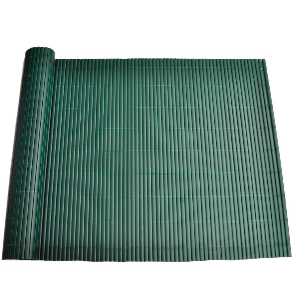 Panneau Clôture Jardin PVC Brise-Vue Extérieur Durable Balcon Vert 90x300cm - ComfortXL Outdoor Living - Image 3