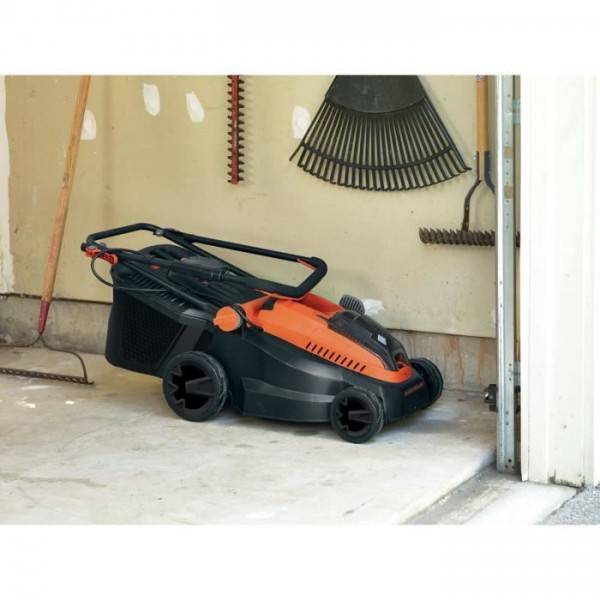 Tondeuse a Gazon BLACK+DECKER   a Gazon Electrique Sans Fil 38 cm 36V CLM3820L2-QW - 2 Batteries 36V 2 Ah - 6 Hauteurs Réglables - Image 3