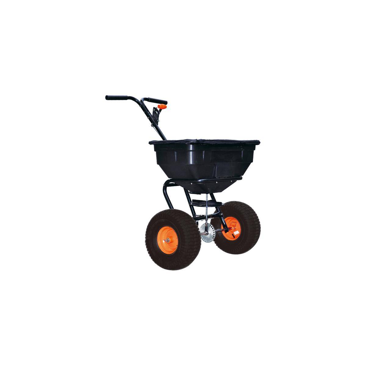 FUXTEC - Épandeur centrifuge sur roues FUXTEC FX-GS56 56 kg largeur d'épandage XXL - Image 1