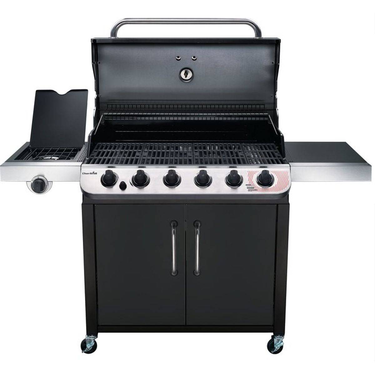 Char-broil - Barbecue gaz chariot Char-Broil Convective 640 B XL, 6 brûleurs, zone de saisie intégrée, thermomètre, noir - CHAR-BROIL - Image 5