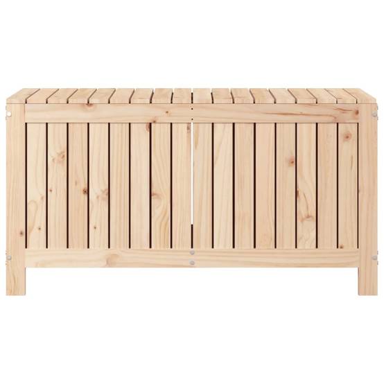 Coffre de jardin bois de pin naturel 115 x 49 x 60 cm - PANGIVO - Image 6