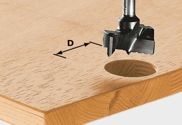 Fraise pour ferrures HW S8 D15 - FESTOOL - 491070
