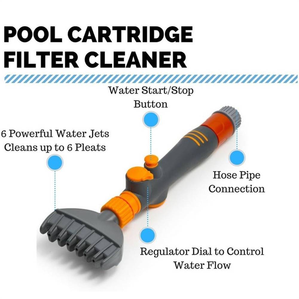 Brosse de nettoyage pour jet de filtre, brosse de nettoyage pour noyau en papier de piscine IntiMeg - Image 5