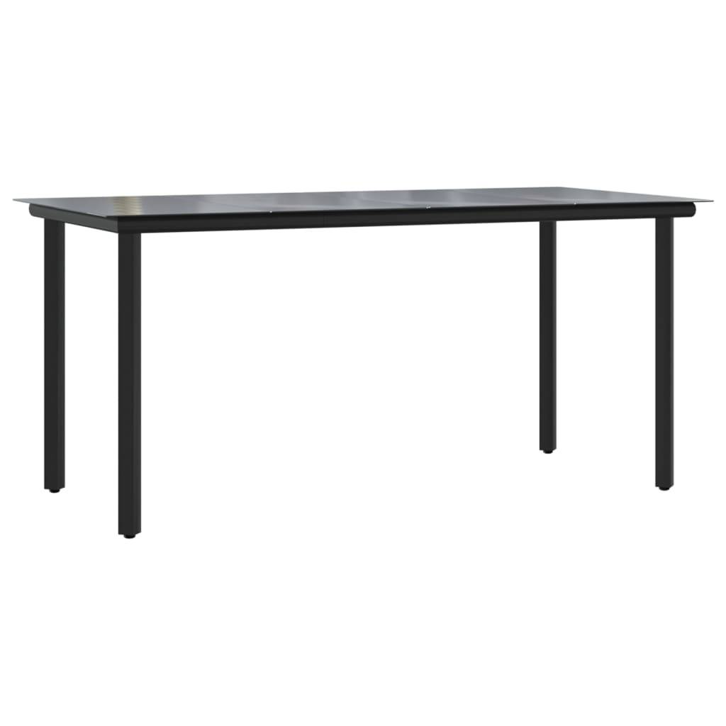 Vidaxl - Ensemble à manger de jardin 5 pcs-Salons de jardin Noir Rotin PVC 429645 - Image 7